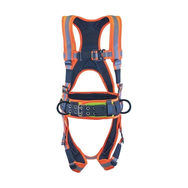 Super Anchor Safety Long Large ANSI Class 1 UltraViz Deluxe Full Body Harness 6160LL Zoro